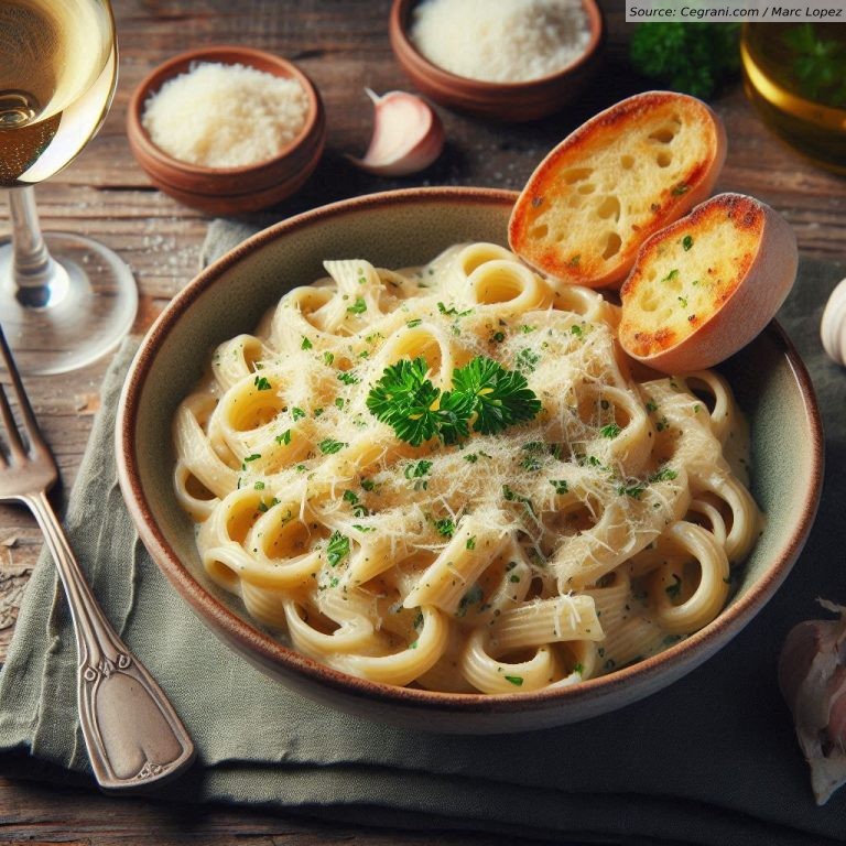 Creamy Garlic Parmesan Pasta
